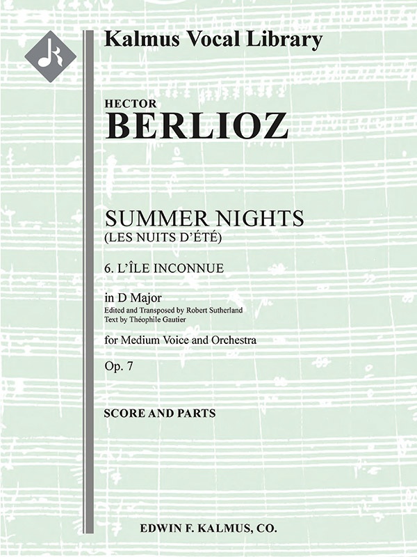 Summer Nights, Op. 7: L’isle Inconnue in D
