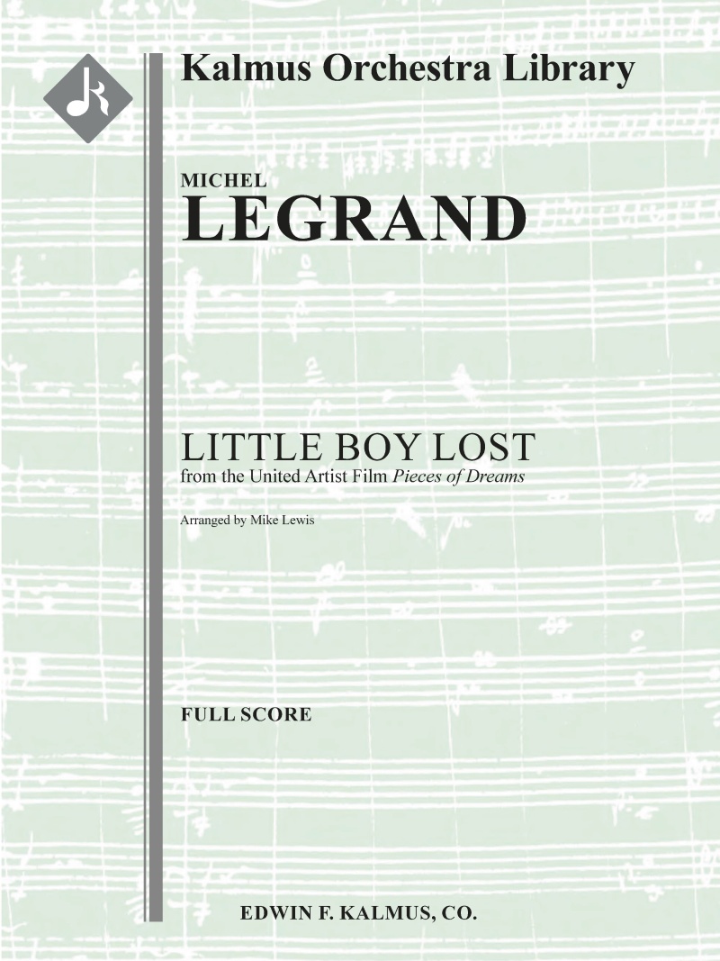 Little Boy Lost (From The United Artists Film Pieces Of Dreams) Conductor Score