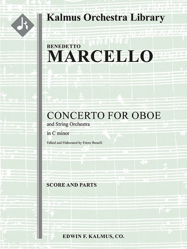 Concerto For Oboe In C Minor Conductor Score & Parts
