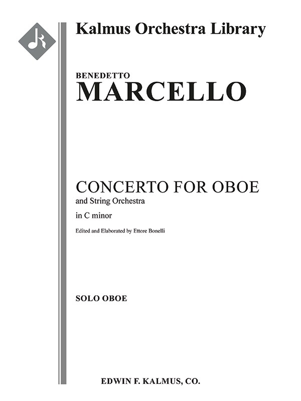 Concerto For Oboe In C Minor Solo Part