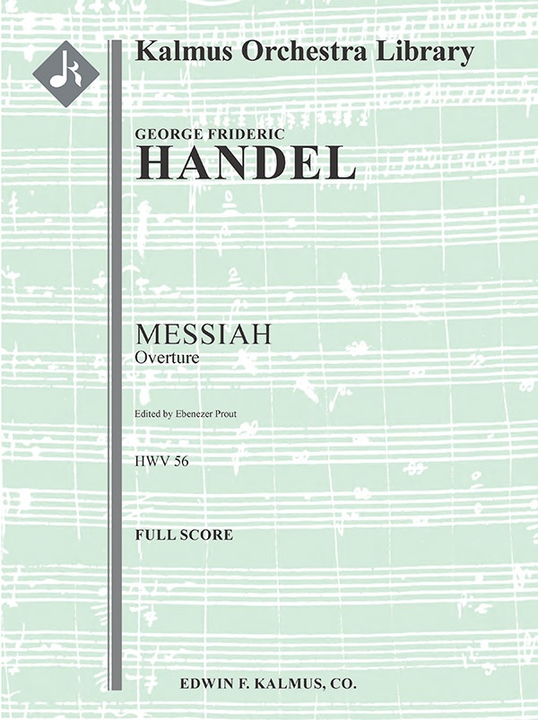 Messiah, Hwv 56: Overture (Ed. Prout) Conductor Score