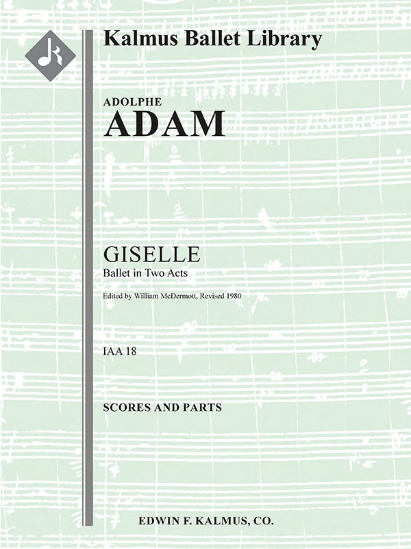 Giselle (Complete Ballet, Mcdermott Edition) Conductor Score & Parts