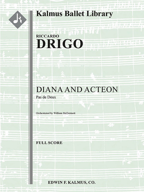 Diana And Acteon Pas De Deux Conductor Score