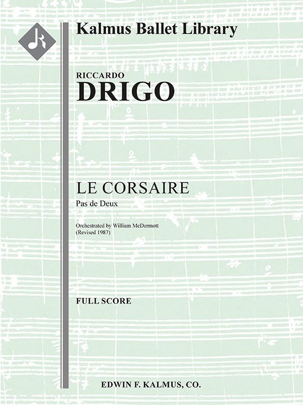 Le Corsaire: Pas De Deux Conductor Score