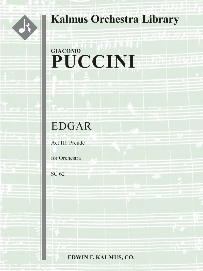 Edgar: Act III Prelude Conductor Score & Parts