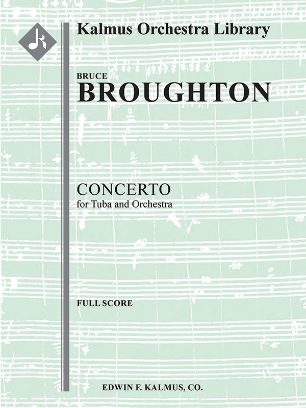 Concerto For Tuba And Orchestra Full Score
