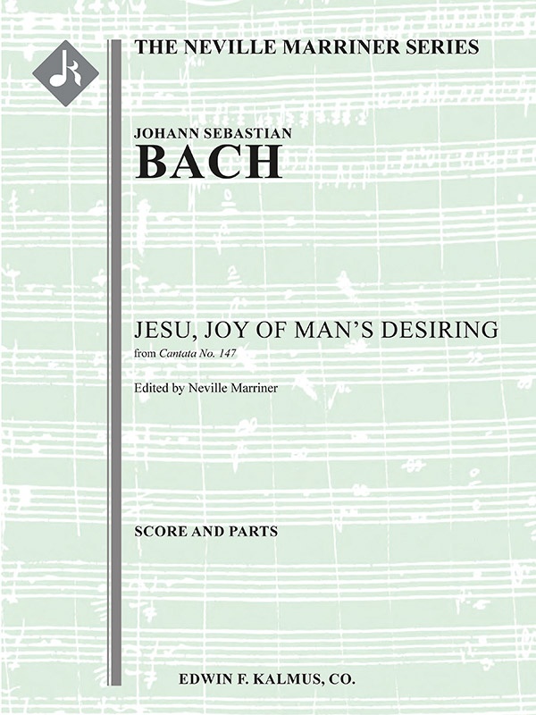 Jesu, Joy Of Man's Desiring Conductor Score & Parts