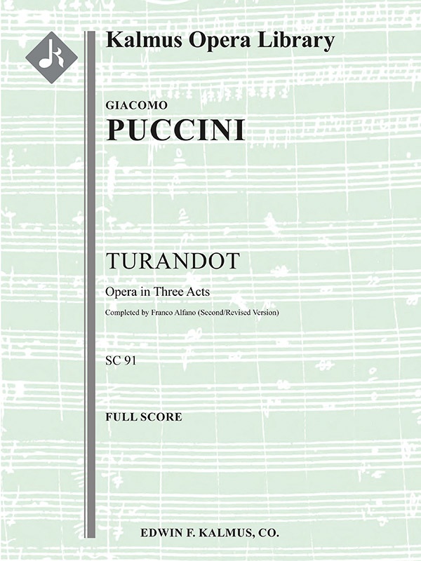 Turandot (Alfano Ii - Revised Completion) Conductor Score