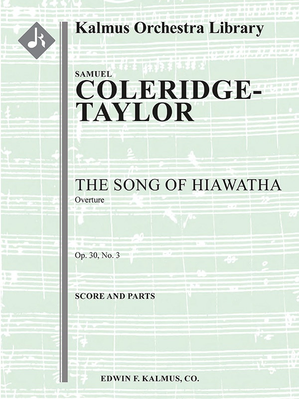 The Song Of Hiawatha: Overture, Op. 30, No. 3 Conductor Score & Parts