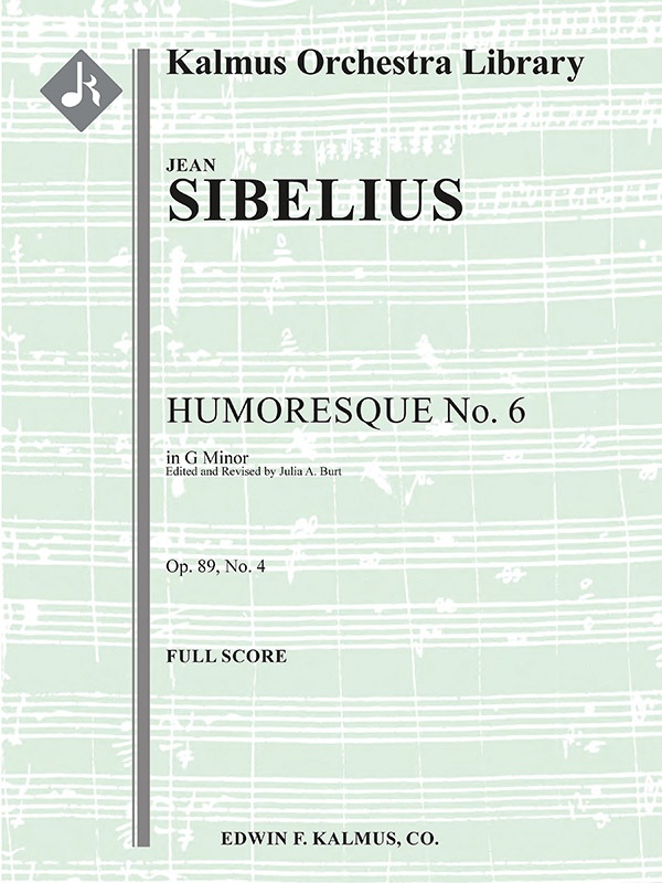 Humoresque No. 6 Conductor Score