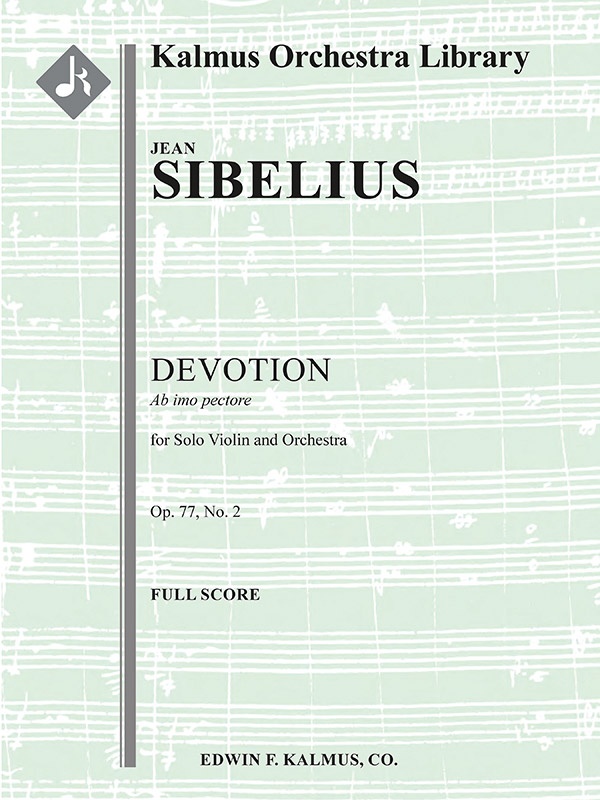 Devotion For Violin And Orchestra Conductor Score