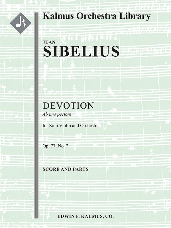 Devotion For Violin And Orchestra Conductor Score & Parts
