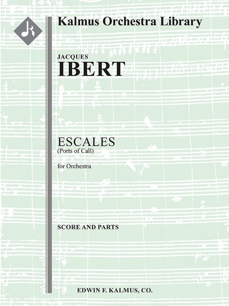 Escales (Ports Of Call) For Orchestra Score And Parts