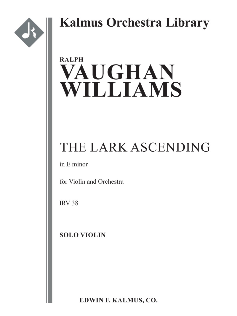 The Lark Ascending For Violin And Orchestra Solo Violin