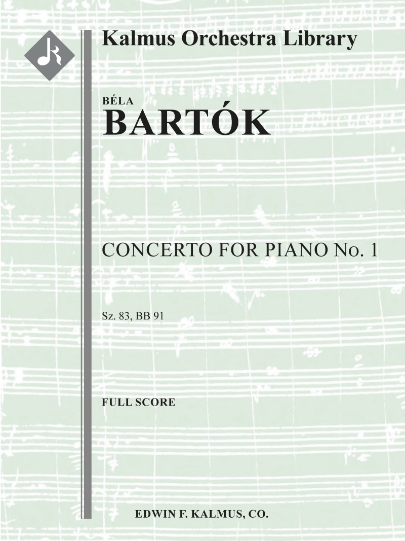 Concerto For Piano No. 1, Sz.83 Conductor Score