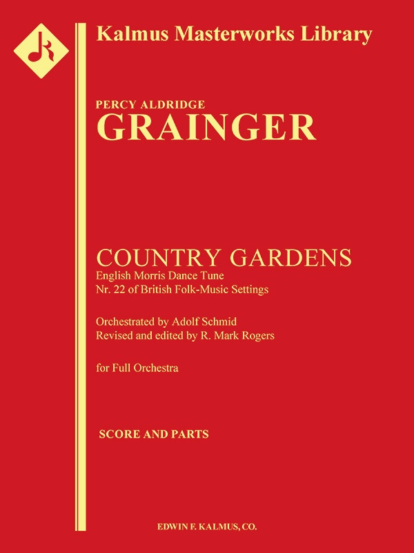 Country Gardens (Schmid Revised Orchestration) Conductor Score & Parts