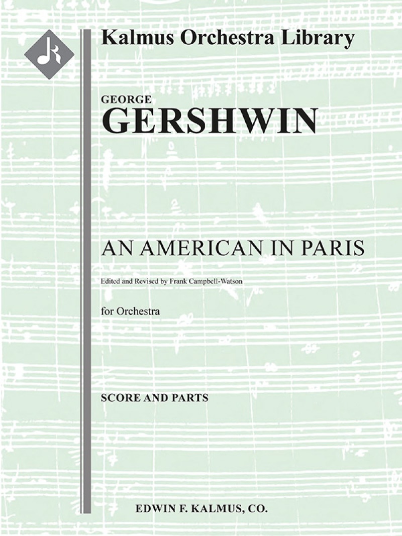 An American In Paris Conductor Score & Parts