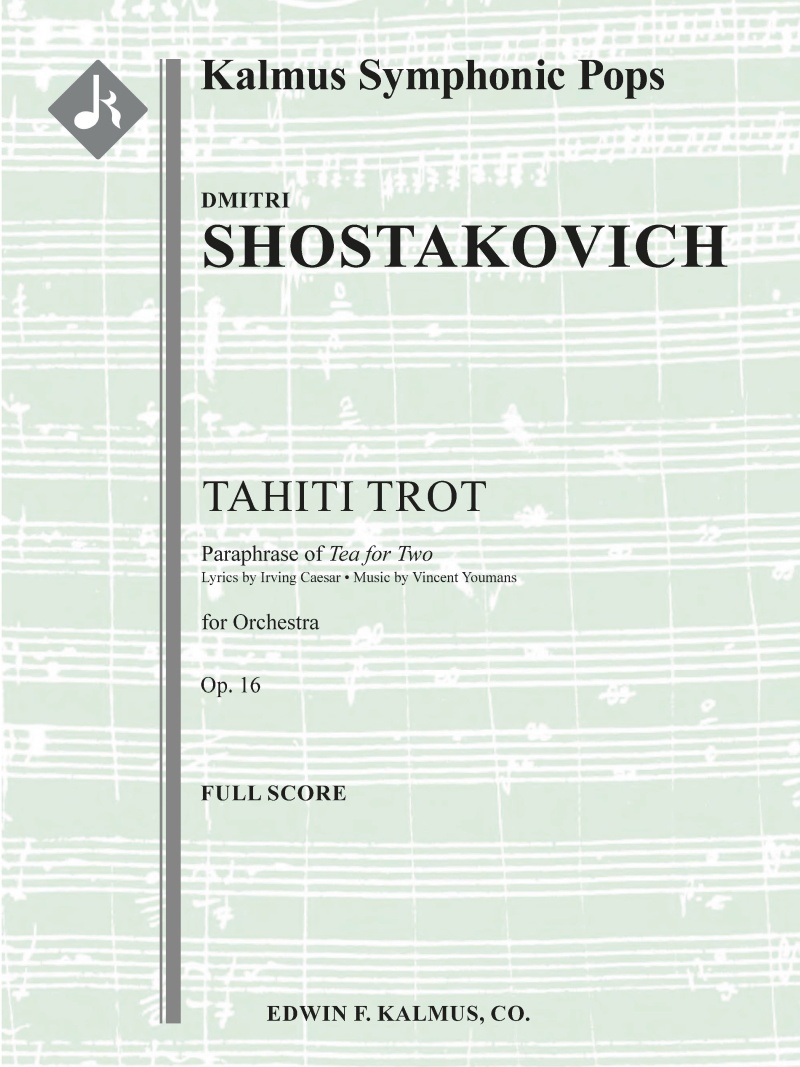 Tahiti Trot, Op. 16 Conductor Score