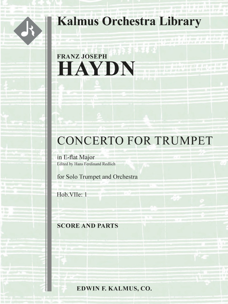 Concerto For Trumpet In E-Flat, Hob.Viie: 1 Conductor Score & Parts