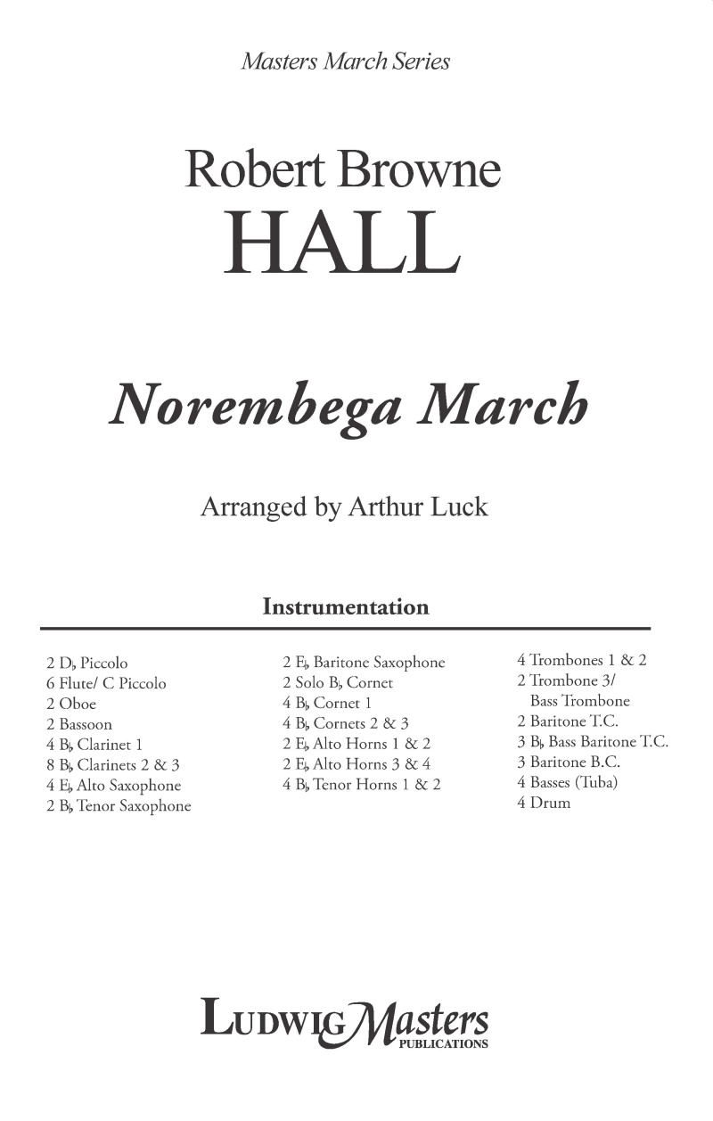 Norembega March Parts