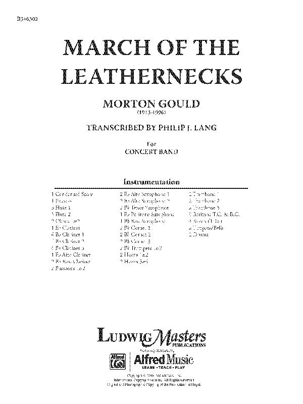 March Of The Leathernecks Solo Part