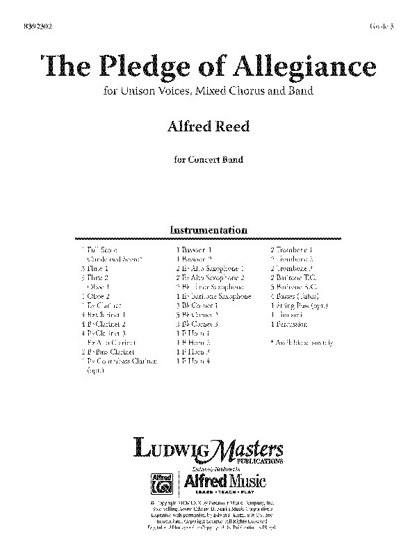 Pledge Of Allegiance, The Full Score