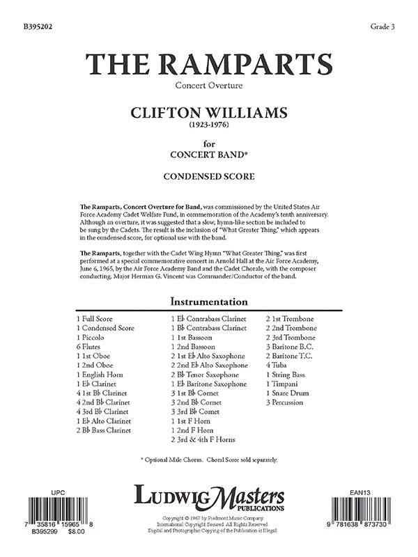 The Ramparts Conductor Score & Parts
