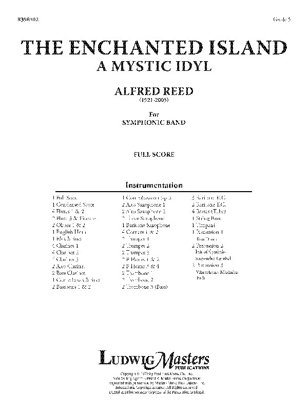 The Enchanted Island Conductor Score