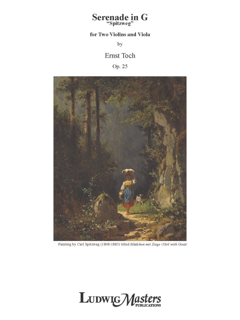 Serenade (Spitzweg) In G, Op. 25 Score And Parts