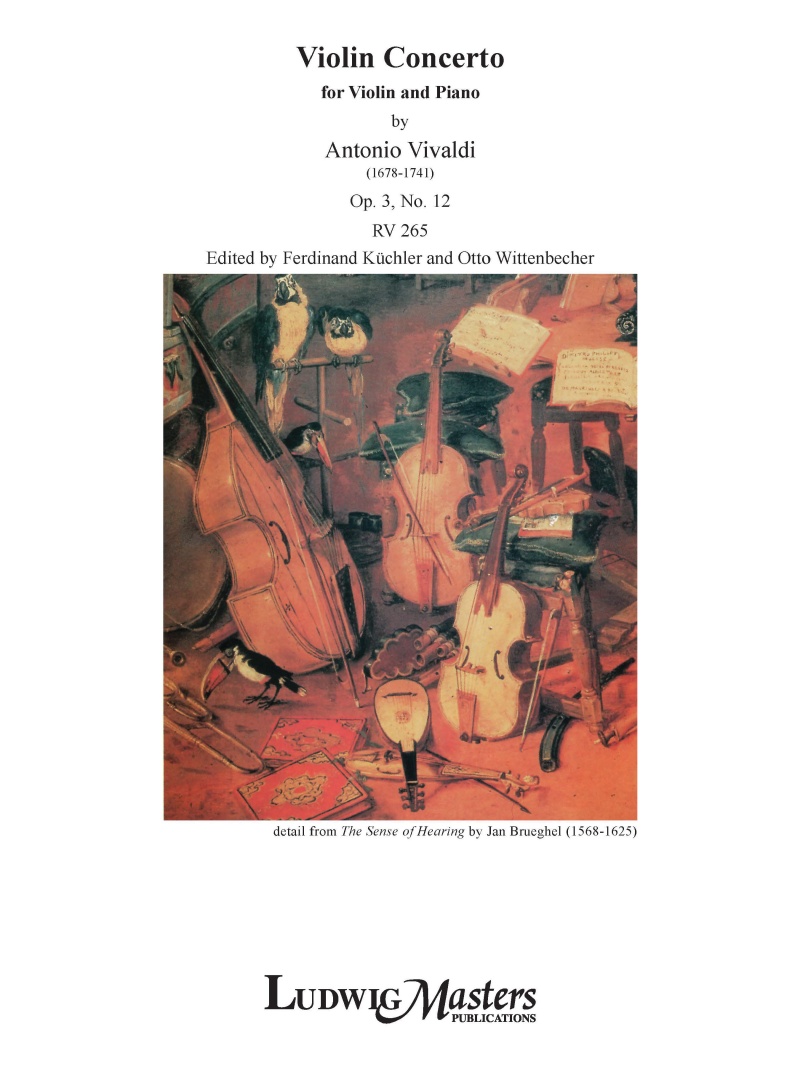 Concerto For Violin, Op. 3/12, Rv 265 Book