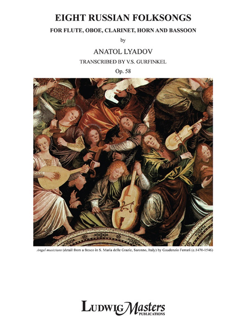 Eight Russian Folksongs, Op. 58 Score And Parts