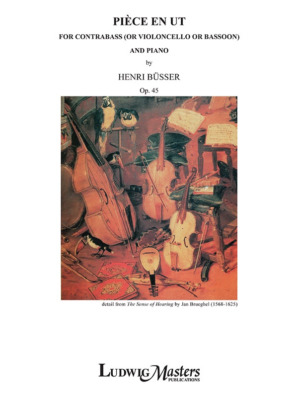 Piece In C (Ut) For Contrabass (Or Violoncello Or Bassoon) And Piano, Op. 45