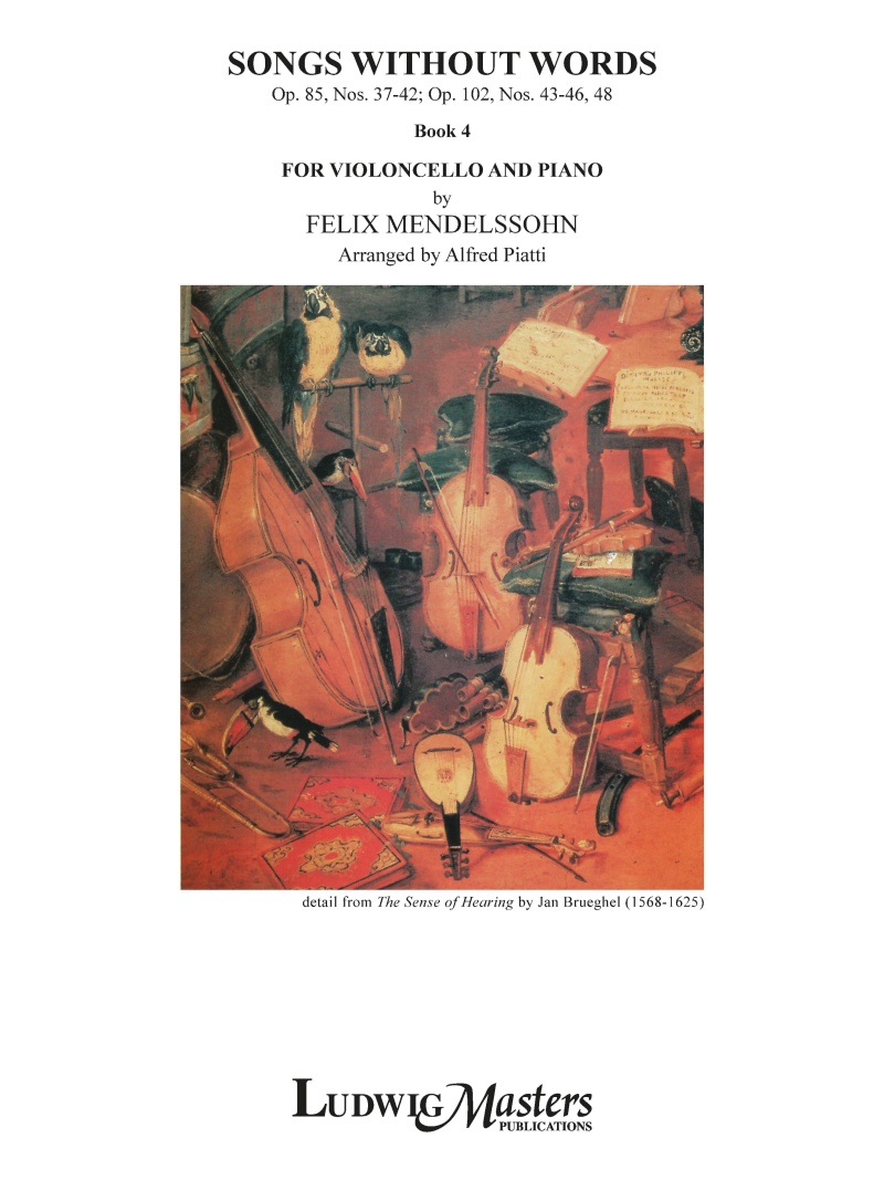 Songs Without Words (Lieder Ohne Worte), Book 4 Solo