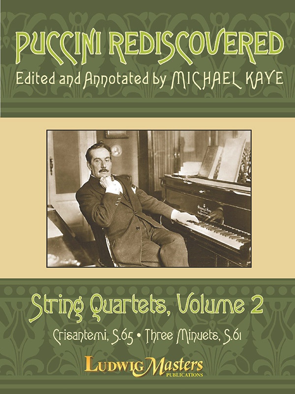 Puccini Rediscovered: String Quartets, Vol. 2 Conductor Score & Parts