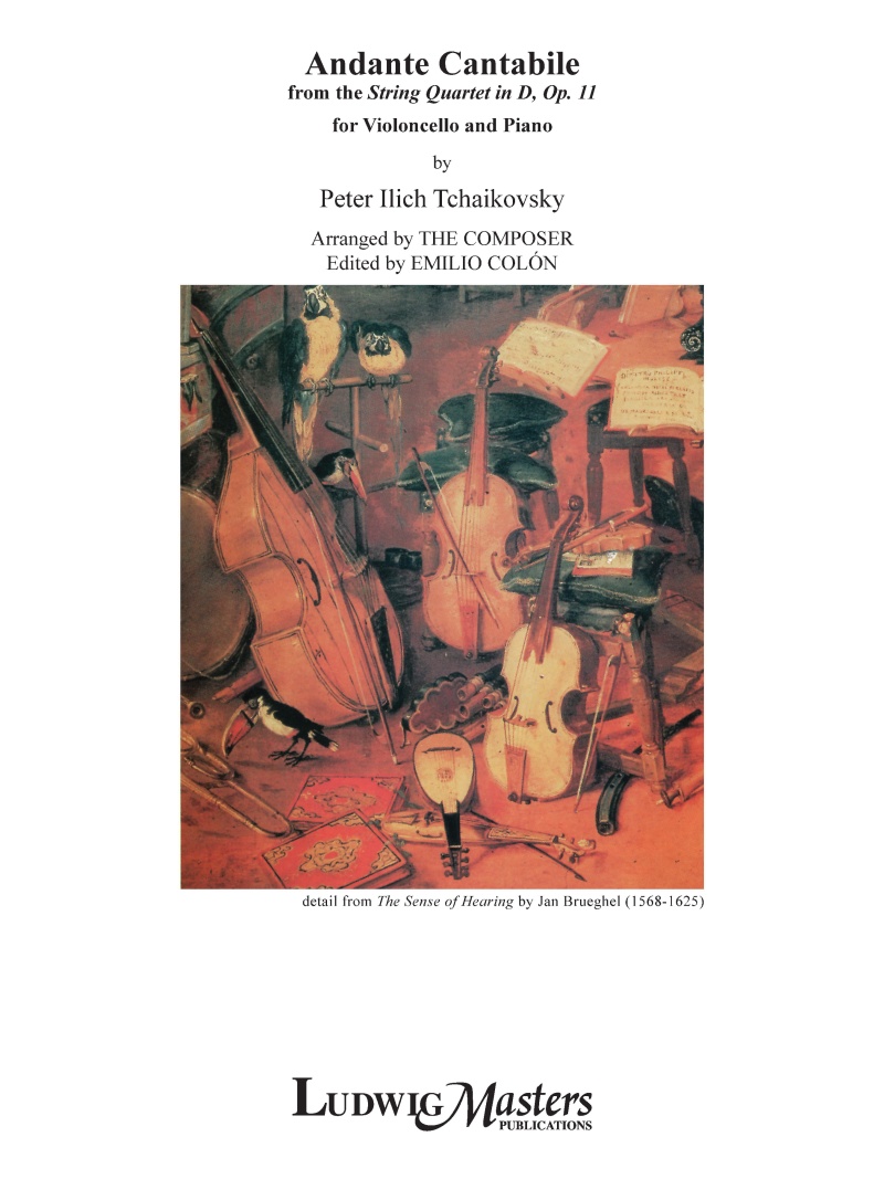 Andante Cantabile (From String Quartet No. 1 In D, Op. 11) Book