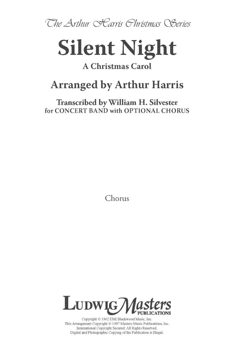 Silent Night: A Christmas Carol Octavo