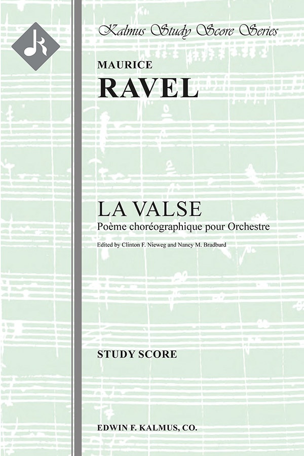 La Valse - Poeme Choregraphique Study Score