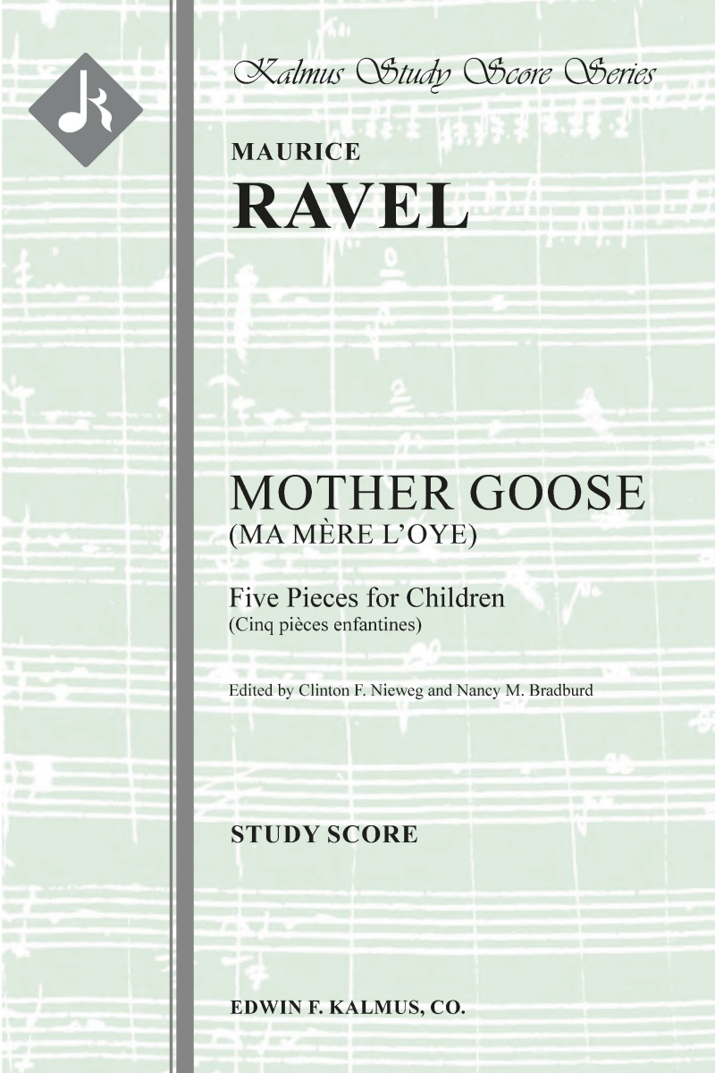 Mother Goose (Ma Mere L'oye): Five Pieces For Children Study Score