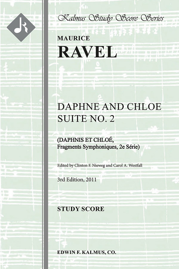 Daphnis Et Chloe: Suite No. 2 (3Rd Edition) Study Score