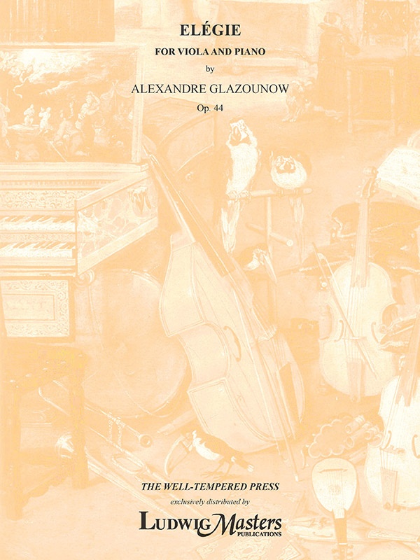 Elegy For Viola And Piano, Op. 44 Conductor Score & Parts