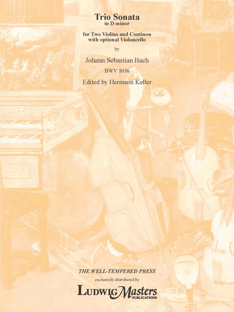 Trio Sonata In D Minor, Bwv 1036 Score And Parts