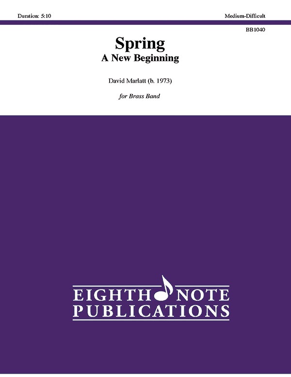 Spring A New Beginning Conductor Score & Parts