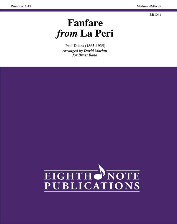 Fanfare (From La Peri) Conductor Score & Parts