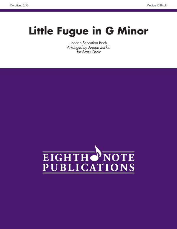 Little Fugue In G Minor Score & Parts
