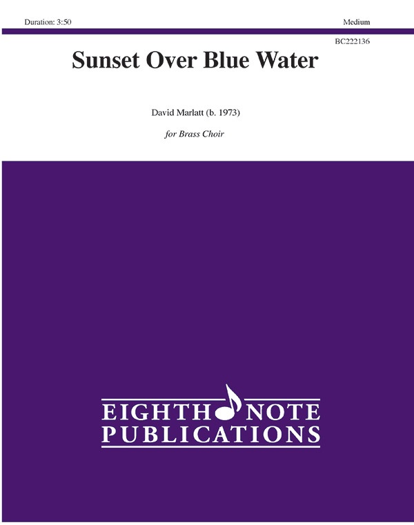 Sunset Over Blue Water Score & Parts