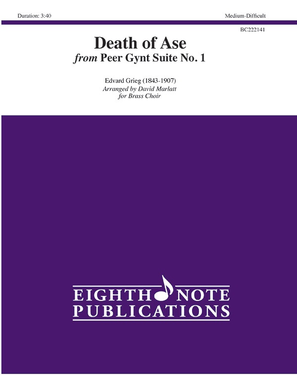 Death Of Ase From Peer Gynt Suite No. 1 Score & Parts