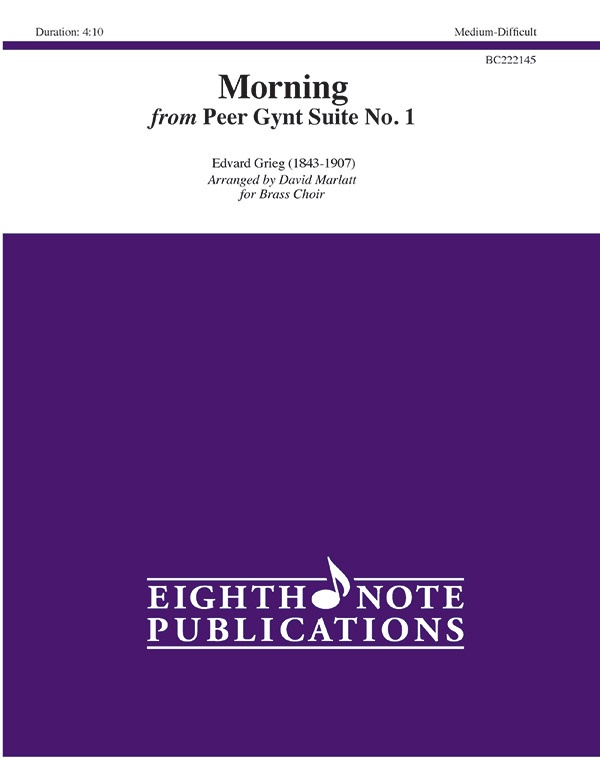Morning From Peer Gynt Suite No. 1 Score & Parts