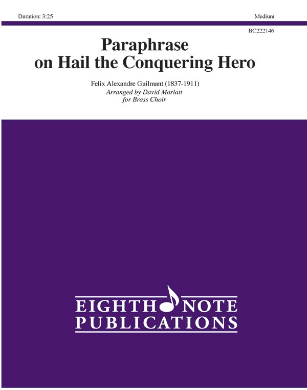 Paraphrase On Hail The Conquering Hero Score & Parts