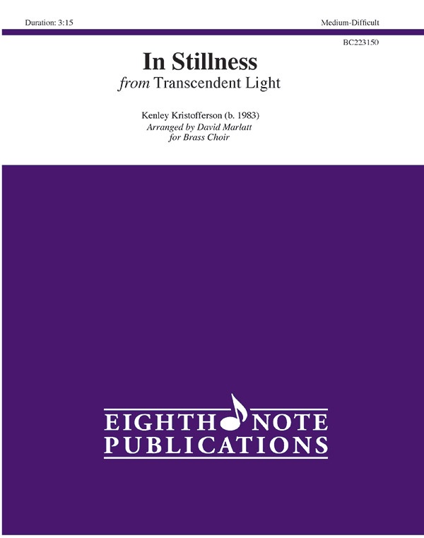 In Stillness From Transcendent Light Conductor Score & Parts