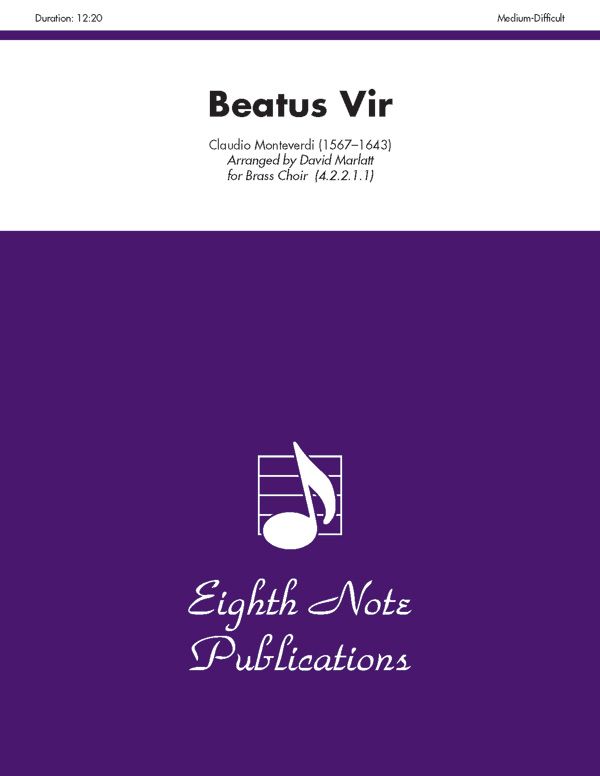 Beatus Vir Score & Parts for Brass Ensemble